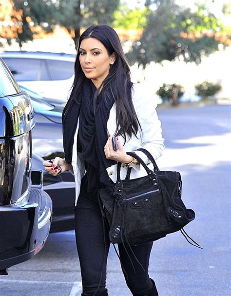 balenciaga city bag celebrities.